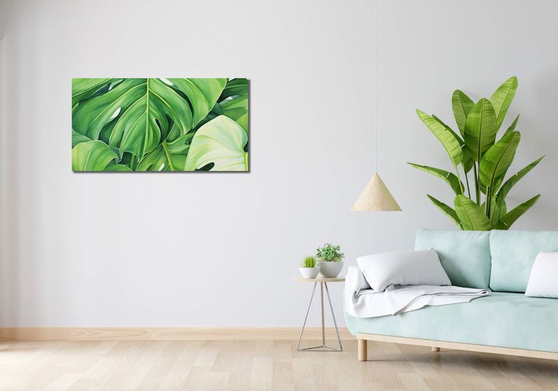 Obraz 100x50cm Tajemnice Liści zdjęcie 2