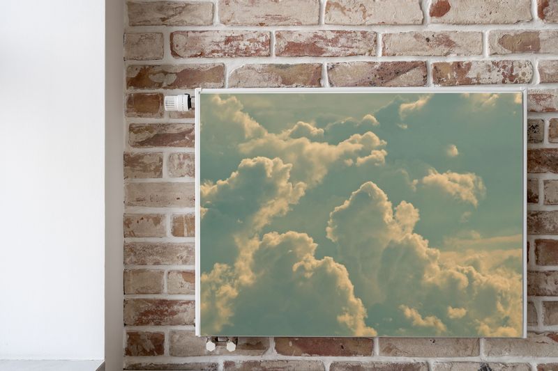 MATA MAGNETYCZNA Na Kaloryfer Chmury Niebo 120cm x 60cm zdjęcie 6