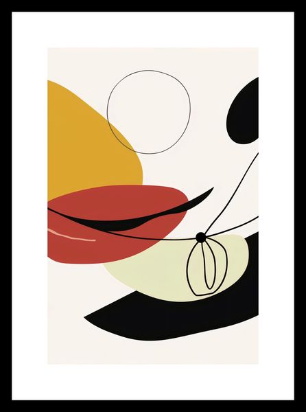 Plakat 40x60cm Geometryczna Krzywizna zdjęcie 3