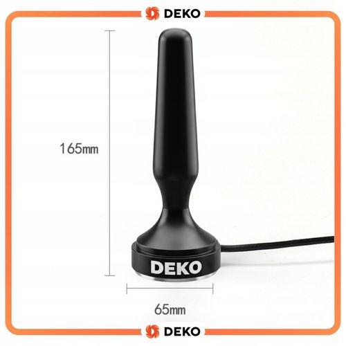 Antena Pokojowa DVBT2 Wewnętrzna HEVC Deko TV Naziemna 28Db Wzmacniacz na Arena.pl