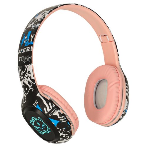 Słuchawki Bezprzewodowe Nauszne Bluetooth Składane Różowe Podświetlane na Arena.pl