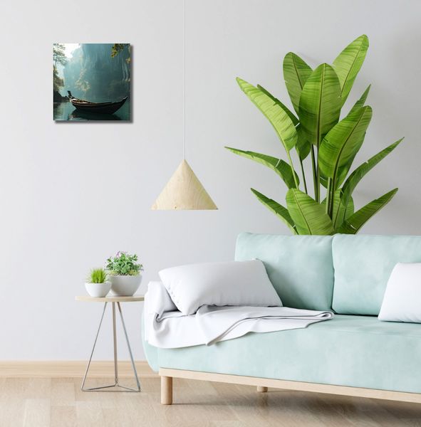 Obraz 30x30cm Samotność na Tafli zdjęcie 2