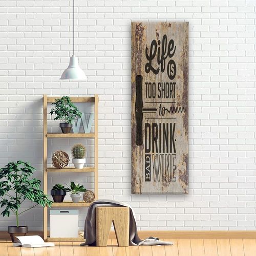 Deco Panel, Sentencja o winie 30x90 na Arena.pl
