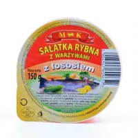 MK SAŁATKA Z WARZYWAMI Z ŁOSOSIA 150G