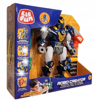 ELEFUN Robo Creator Internatywny Duży robot do składania światło dźwięk 3+