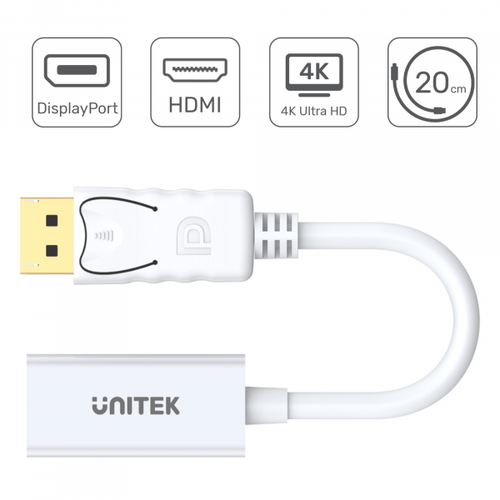 Unitek Y-6332 adapter DisplayPort-HDMI 4K na Arena.pl