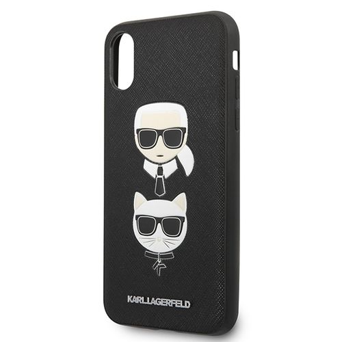 Etui Karl Lagerfeld do iPhone XS Max, Czarny na Arena.pl