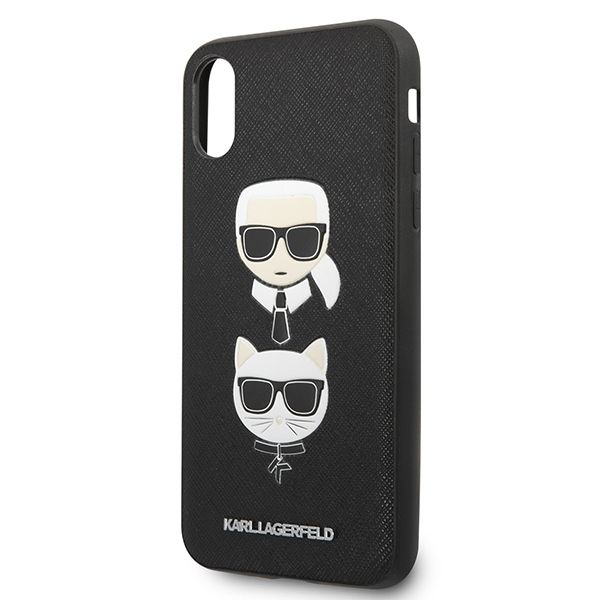 Etui Karl Lagerfeld do iPhone XS Max, Czarny zdjęcie 3