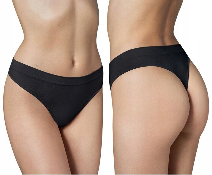 4 X GATTA BEZSZWOWE LILI STRINGI CZARNE M zdjęcie 7