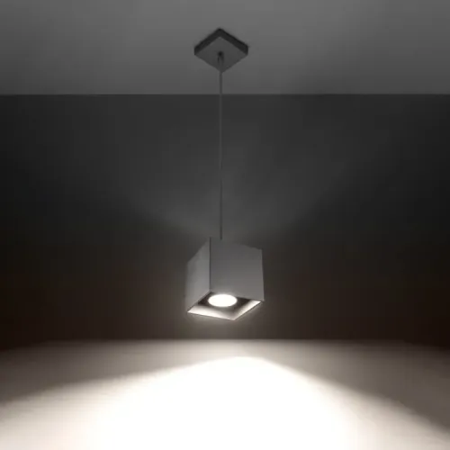 Lampa wisząca QUAD 1 szary na Arena.pl