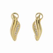 kolczyki skrzydełka z kryształkami (p15/sm/09au)