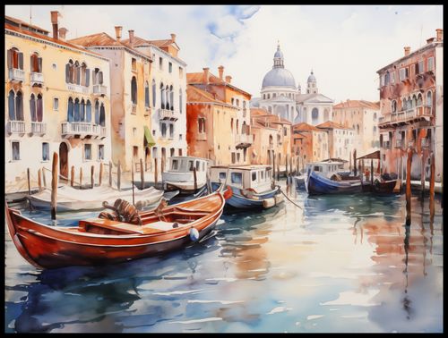 Plakat 100x75cm Wenecka Impresja na Arena.pl