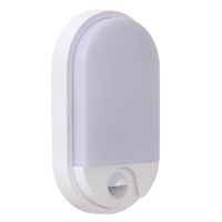 Owalna lampa ścienna Hups 22864/10/31 IP54 LED 10W 3000K biały