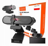 Kamera Internetowa z Mikrofonem do Komputera USB 3.0 Zaślepka Full HD 1080p