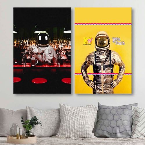 Obraz na płótnie – Canvas, Astronauta MTV 70x100 na Arena.pl
