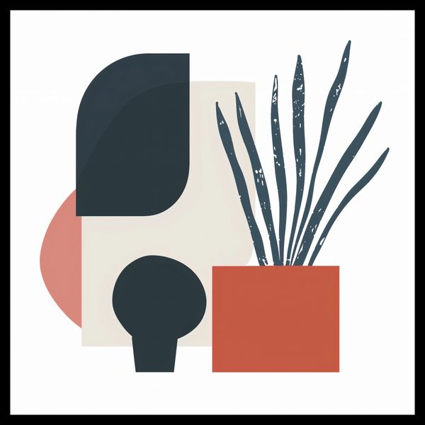 Plakat 60x60cm Zamknięte Myśli zdjęcie 2