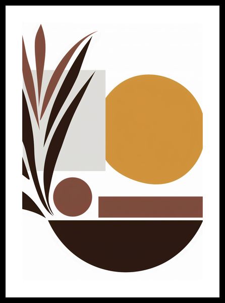 Plakat 70x100cm Stylizacja Roślin zdjęcie 3