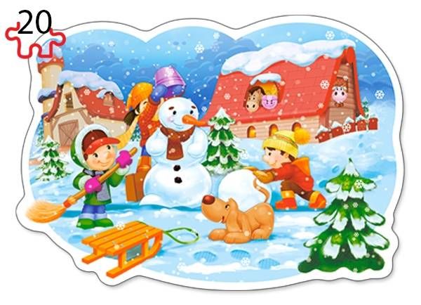 Puzzle 4w1 8,12,15,20-elementów Four Seasons zdjęcie 5