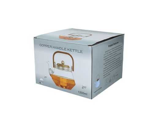 Czajnik szklany z sitkiem wzór 8 na Arena.pl