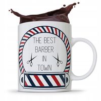 Kubek Fryzjera Fryzjerki The Best Barber In Town Z Nadrukiem Ze Zdjęciem