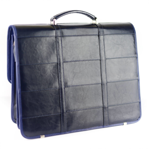 513 Teczka damska pasy-granat KEMER na Arena.pl