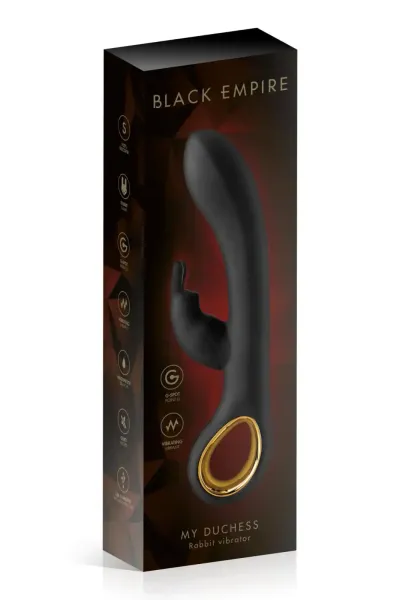 RABBIT MY DUCHESS BLACK EMPIRE VIBRATOR zdjęcie 4