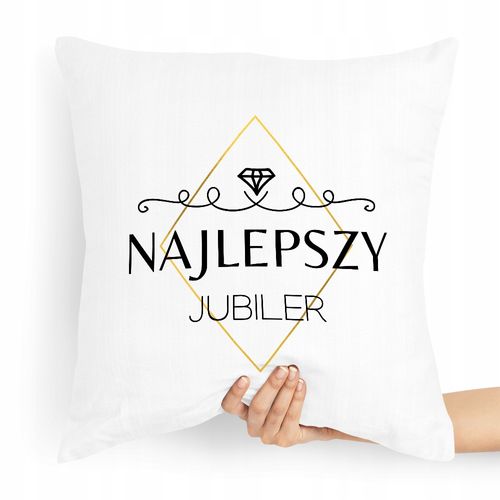 Prezent Poduszka Dla Jubilera Najlepszy Jubiler Z Nadrukiem Ze Zdjęciem na Arena.pl