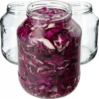 4x Słoik Szklany Słój 1,7L Na Ogórki Nalewki Miód