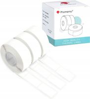 3szt. etykiety do drukarki termicznej Phomemo Q30 samoprzylepne białe 12x22