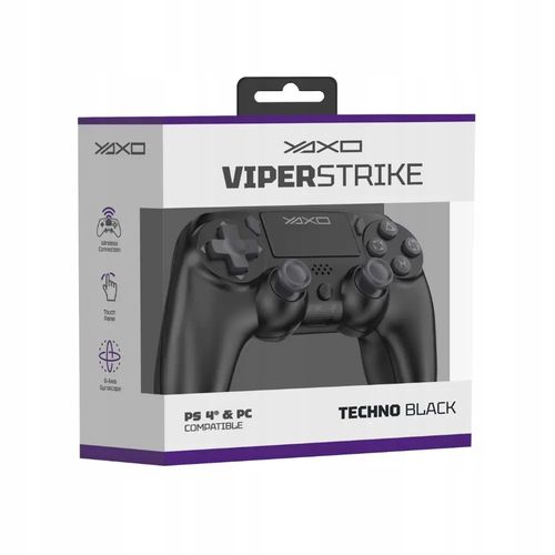 Kontroler bezprzewodowy Viper Strike YAXO (TECHNO BLACK) PS4 PS3 PC ANDROID na Arena.pl