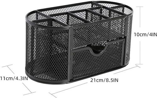 Organizer przybornik na biurko metalowy szufladka na Arena.pl