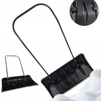 ŁOPATA ZGARNIACZ DO ŚNIEGU NA KÓŁKACH czarny szeroki 81cm