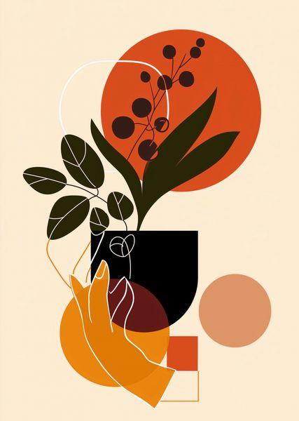 Plakat 64x90cm Dotyk Naturalności zdjęcie 1