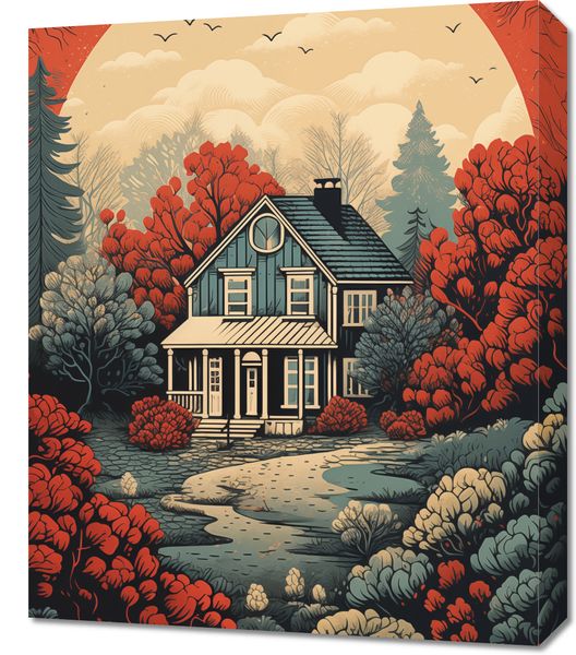 Obraz 50x60cm Idylla Rustykalna zdjęcie 1