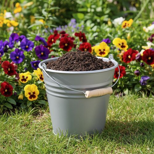 Wiadro plastikowe szare 10 l na Arena.pl