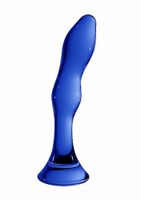 szklane wodoodporne dildo do anusa i pochwy 15 cm