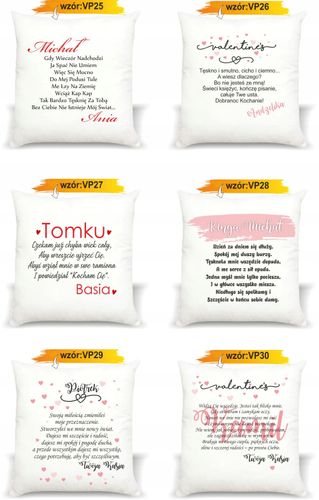 PODUSZKA PREZENT na Walentynki do pracy szkoły na Arena.pl