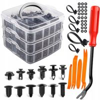 SPINKI KOŁKI KLIPSY SAMOCHODOWE DO TAPICERKI AUTA 620 SZT +45 AKESORI