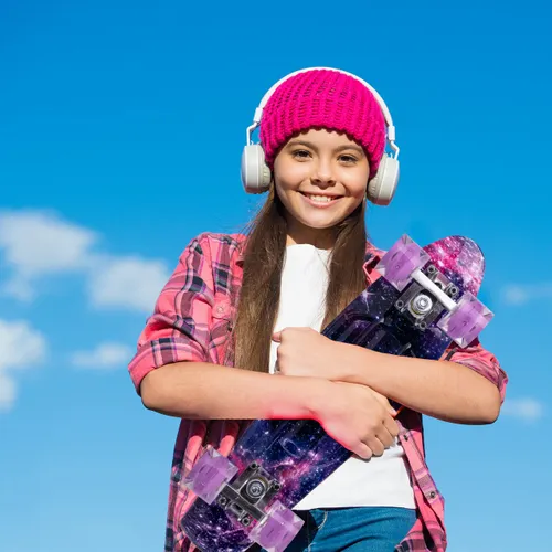 Deskorolka Fiszka Świecące Kółka LED RGB Space na Arena.pl