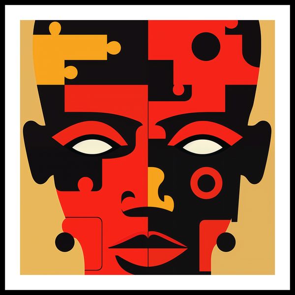 Plakat 50x50cm Puzzle Tożsamości zdjęcie 3