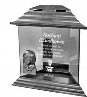 ZNICZ kapliczka z dedykacją GRAWEREM dla Dziadków