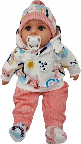 LALKA BOBAS MÓWI I ŚPIEWA POLSKI 45CM+SMOCZEK_38 na Arena.pl