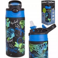 COOLPACK TERMOS BONO ZE SŁOMKĄ I UCHWYTEM 350 ML SKATE NIGHT DESKOROLKA