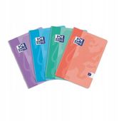OXFORD ZESZYT SZKOLNY ZESZYTY A5 60 KRATKA PASTEL, ZESTAW 5 SZT