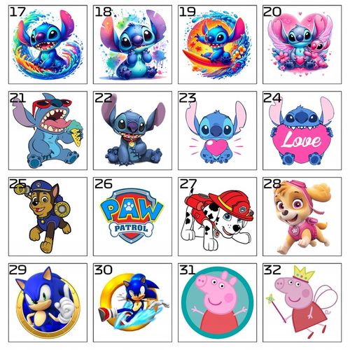 Naklejki Imienne Na Ubrania TERMO NAPRASOWANKI Imienniki METKI Zestaw 60szt na Arena.pl