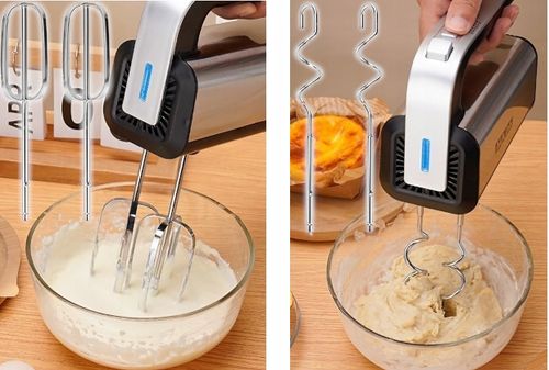 MIKSER RĘCZNY ROBOT KUCHENNY TODOMI TURBO PODKŁADKA TRZEPACZKI HAKI 5 BIEGI na Arena.pl
