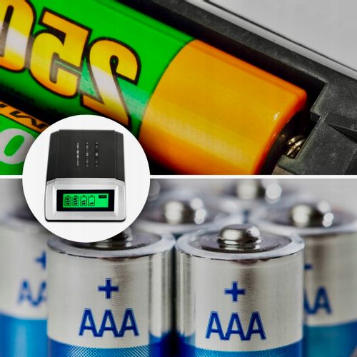ŁADOWARKA AUTOMATYCZNA DO BATERII AKUMULATORÓW PALUSZKÓW WSKAŹNIK AAA i AA na Arena.pl