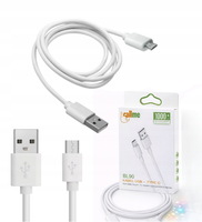 Kabel Micro USB do telefonu starszego typu samsung Callme BL90 biały 1 metr