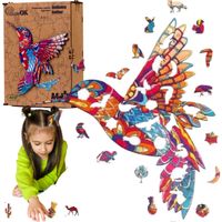 puzzle drewniane eko 70 el. delikatny koliber a4 praca puza4-00703