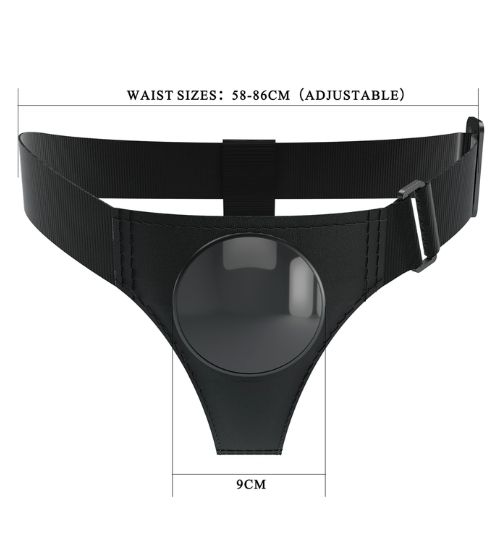 Uprząż strap-on - Harness Briefs Black zdjęcie 3